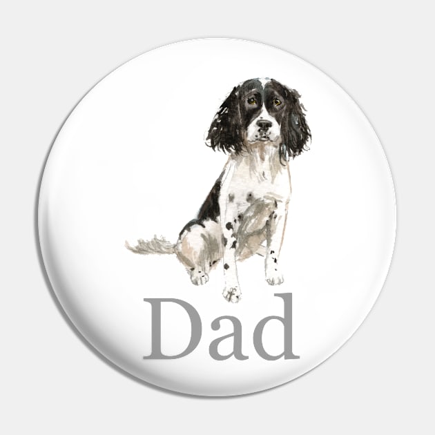 English Springer Spaniel Dog Dad, Dog Dad, Dog Daddy, Gift from the Dog, Dog Dad Gift, Dog Dad Present, Dog Daddy Present, Gift for Dog Dad, Present from the Dog Pin by Buttercups and Sunshine