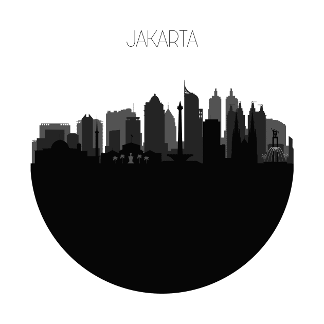 Jakarta Skyline by inspirowl