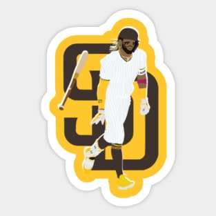 Fernando Tatis Jr Jersey  Sticker for Sale by athleteart20