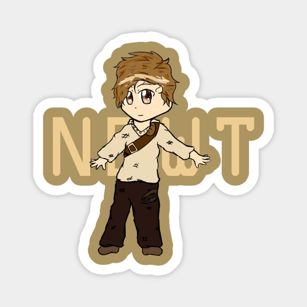 Chibi Newt - The Maze Runner Magnet by oh_shoot_arts