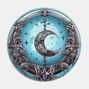 Moon amulet Pin