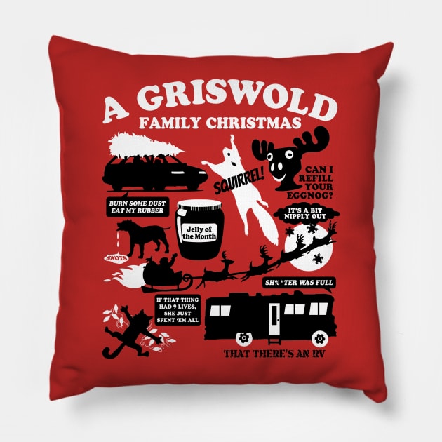 A Griswold Family Christmas T-Shirt Pillow by klance