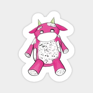 Dragonfruit Cutie Cow Magnet