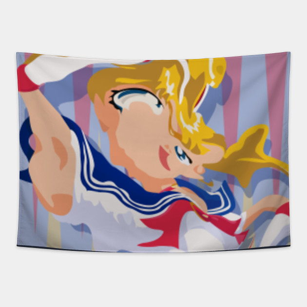 Distorted Sailor Moon Sailor Moon Tapestry Teepublic Design your everyday with sailormoon wall tapestries you'll love to hang on the wall or lay on the browse our selection of sailormoon wall tapestries and find the perfect design for you—created by. distorted sailor moon