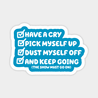 Bluey Mental Health Checklist Design Magnet