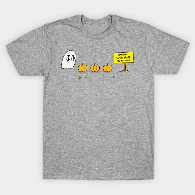 Discover Haunted Corn Maze - Ghost - T-Shirt