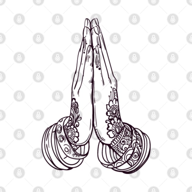 Cosmic Prayer Symbol by cosmicapparel