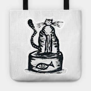 Feed Me Feline V/V (cut-out) Tote