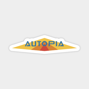 Autopia 80s Magnet