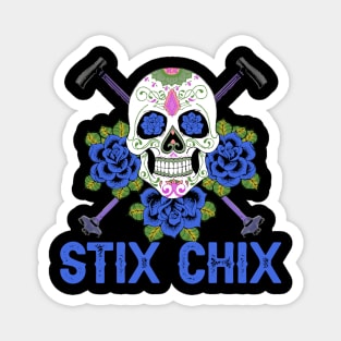 STIX CHIX BLUE Magnet