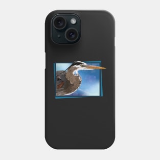 Blue heron Phone Case