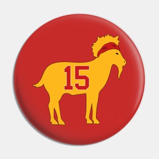 Kansas City Chiefs - Patrick Mahomes GOAT 15 Pin