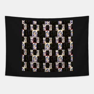 Tarot Card Pattern - Minor Arcana - Suit of Aces Tapestry