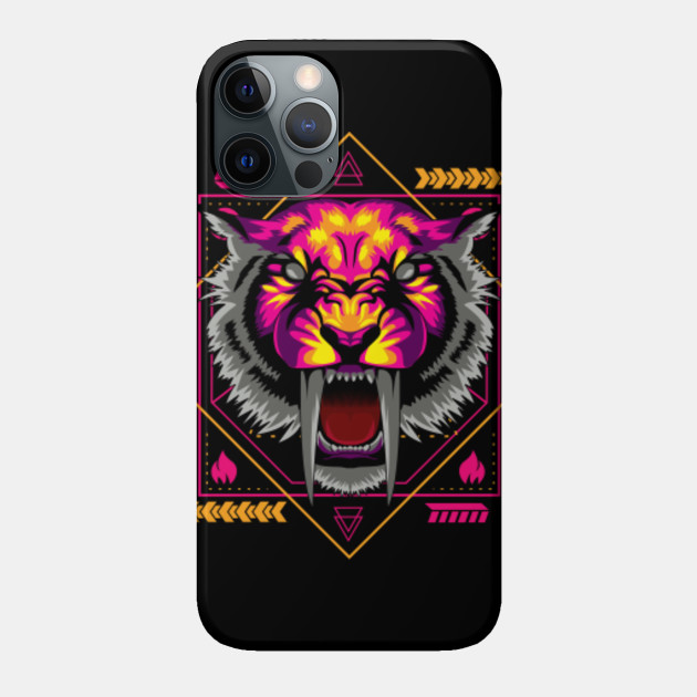 tiger saber tooth - Tiger Saber Tooth - Phone Case