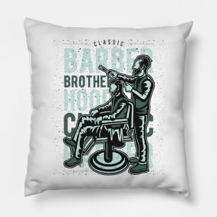 Barber Brother Pillow