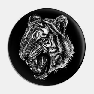 Fierce tiger Pin