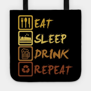 Eat Sleep Drink Repeat Tote