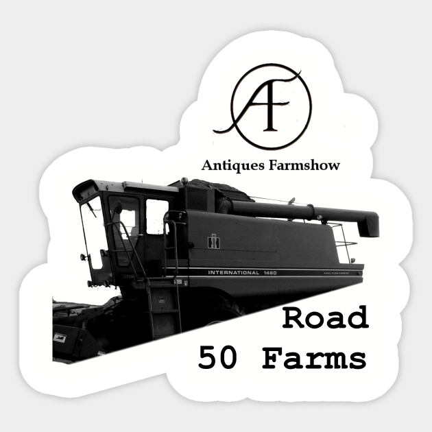 Antiques Farmshow - Farm Combine Harvest - Sticker