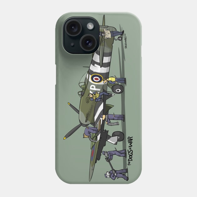 The Dogs of War: Hawker Typhoon Phone Case by Siegeworks