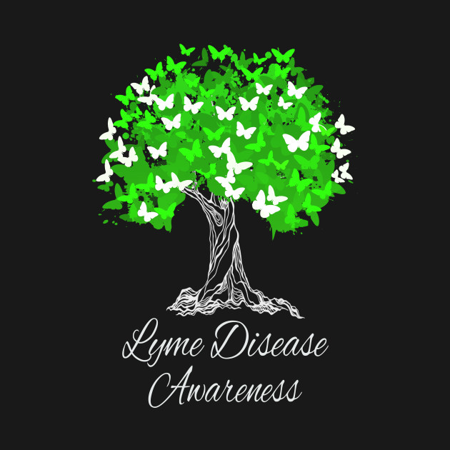 Disover Lyme Disease Awareness T-Shirt Warrior Tree Hope Gifts - Lyme Disease Awareness - T-Shirt