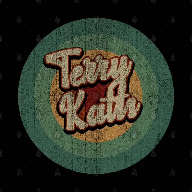 Circle Retro Vintage Terry Kath by Jokowow