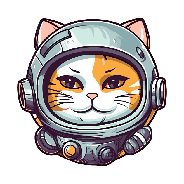 Space Cat by Purrestrialco