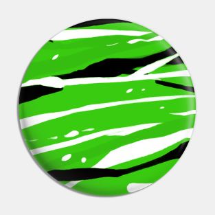 Green lines and splats Pin