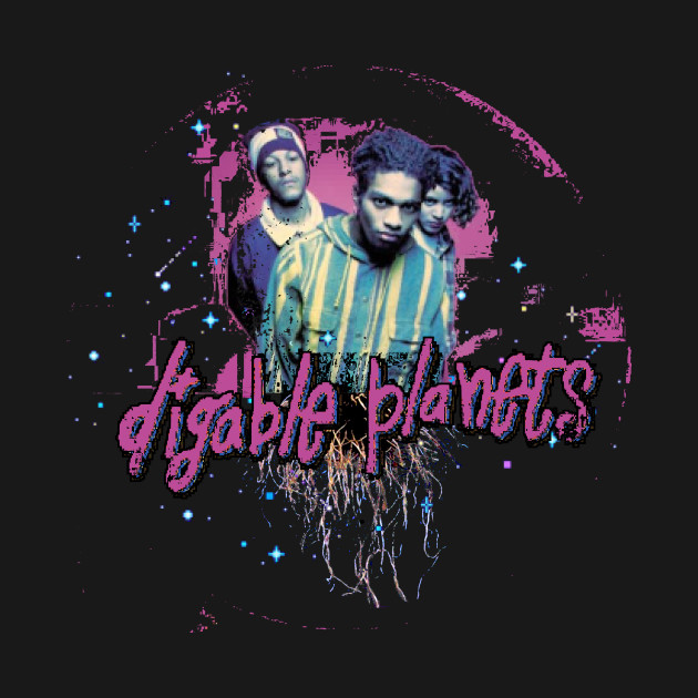 Digable Planets in outer space - Hip Hop - T-Shirt
