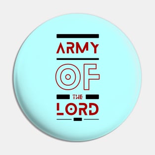 Army Of the Lord | Christian Pin