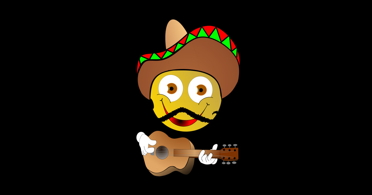 Mexican smiley Mexican Sticker TeePublic