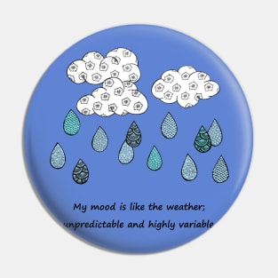 Mood weather Pin