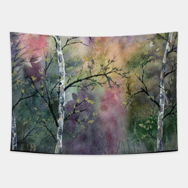 Magical forest Tapestry by Irina_Reznikova