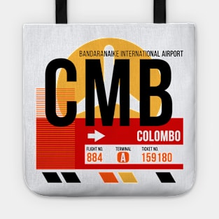 Colombo (CMB) Airport // Sunset Baggage Tag Tote