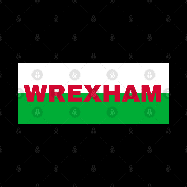 Wrexham City in Wales Flag by aybe7elf