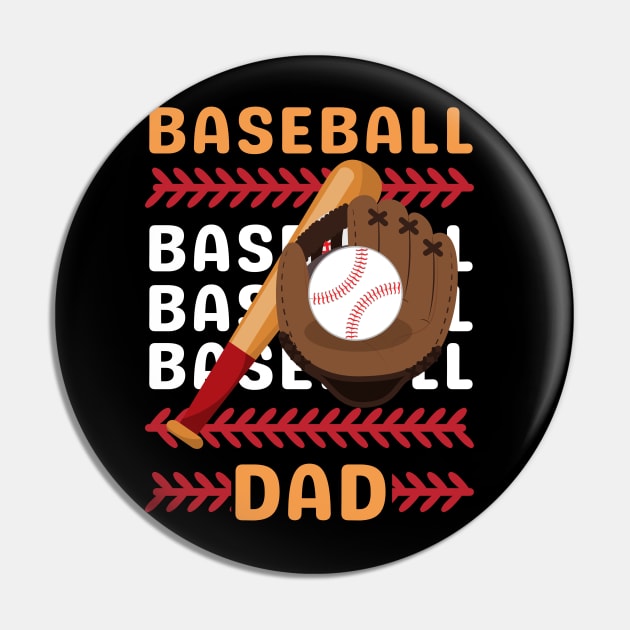 My Favorite Baseball Player Calls Me Dad Gift for Baseball Father daddy Pin by BoogieCreates