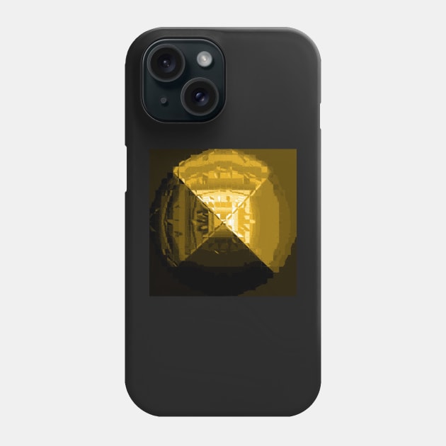 Solid Gold Millionaire Sacred Geometry 3D Phone Case by PlanetMonkey