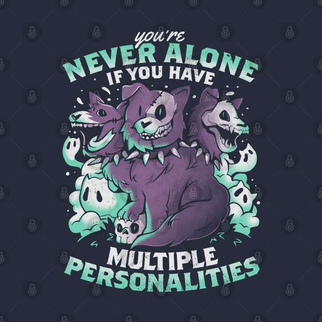 Multiple Personalities - Funny Evil Hell Dog Gift by eduely