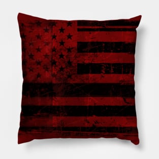 American Flag Hawk Pillow