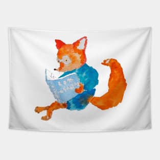 Reading fox Tapestry