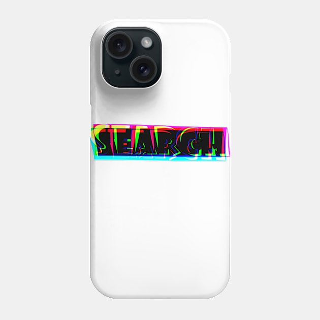 Techno Search Phone Case by stefy