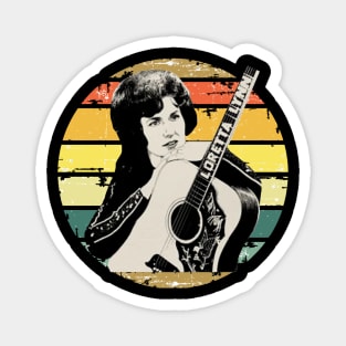 Loretta Lynn//Retro Vintage Magnet