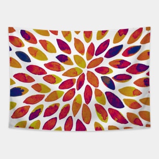 Watercolor brush strokes - multicolor Tapestry