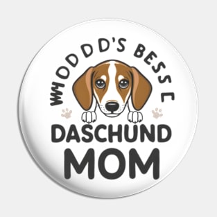 World's Best Corgi Mom Dog Owner Pin