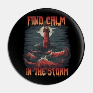 Find Calm in the Storm Pin