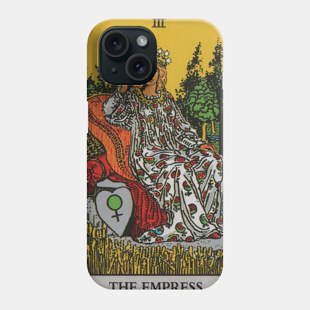 The Empress Tarot Card Phone Case by Star Scrunch