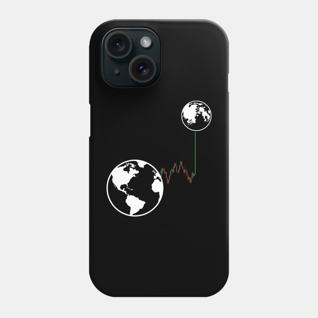 To the moon! Phone Case by PaletteDesigns