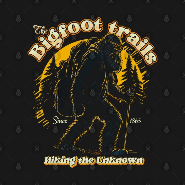 The bigfoot trails hiking the unknown by opippi