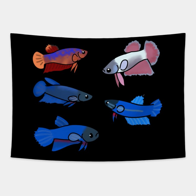 Betta Sorority Tapestry by Lyuda