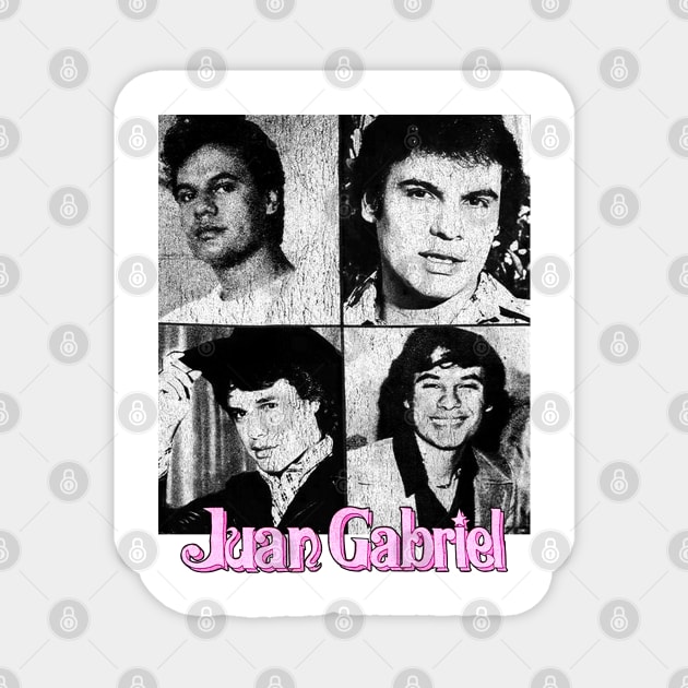 Juan Gabriel Young Photo Grid Magnet by TrikoCraft