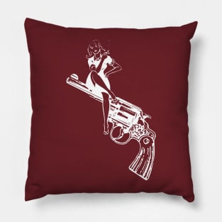 Smoking Gun Gal Pillow